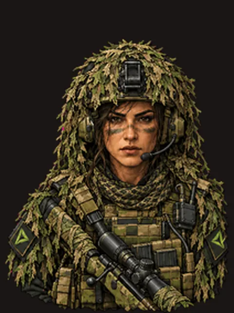 Retrato de Sombra, batedora da Força Tarefa Garra.