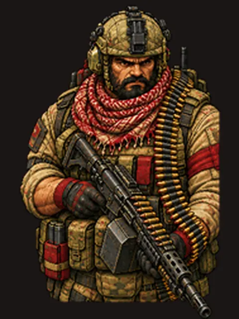 Retrato de Tanque, da Legião Escarlate.